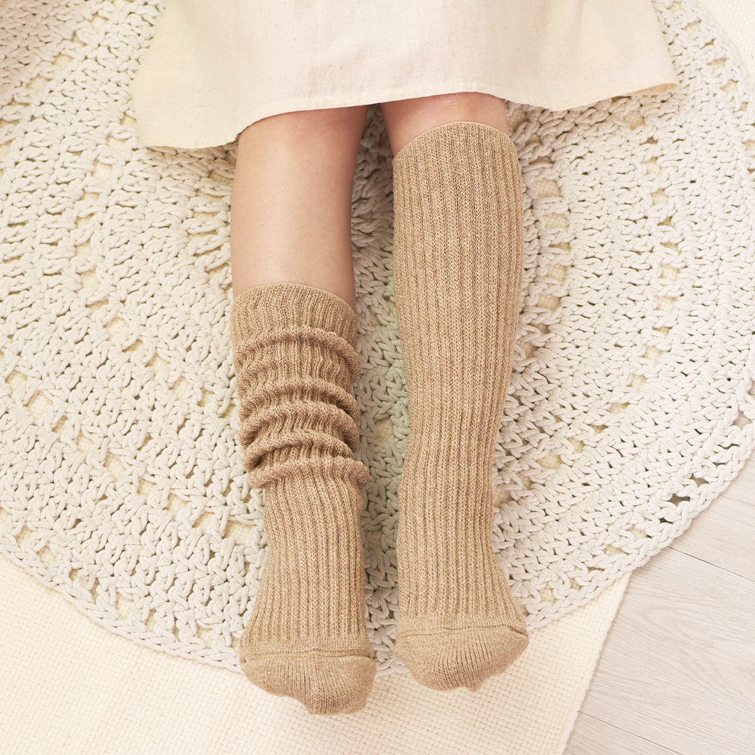 Loose-fitting socks - antibacterial, deodorizing material - with anti-slip grip - 60