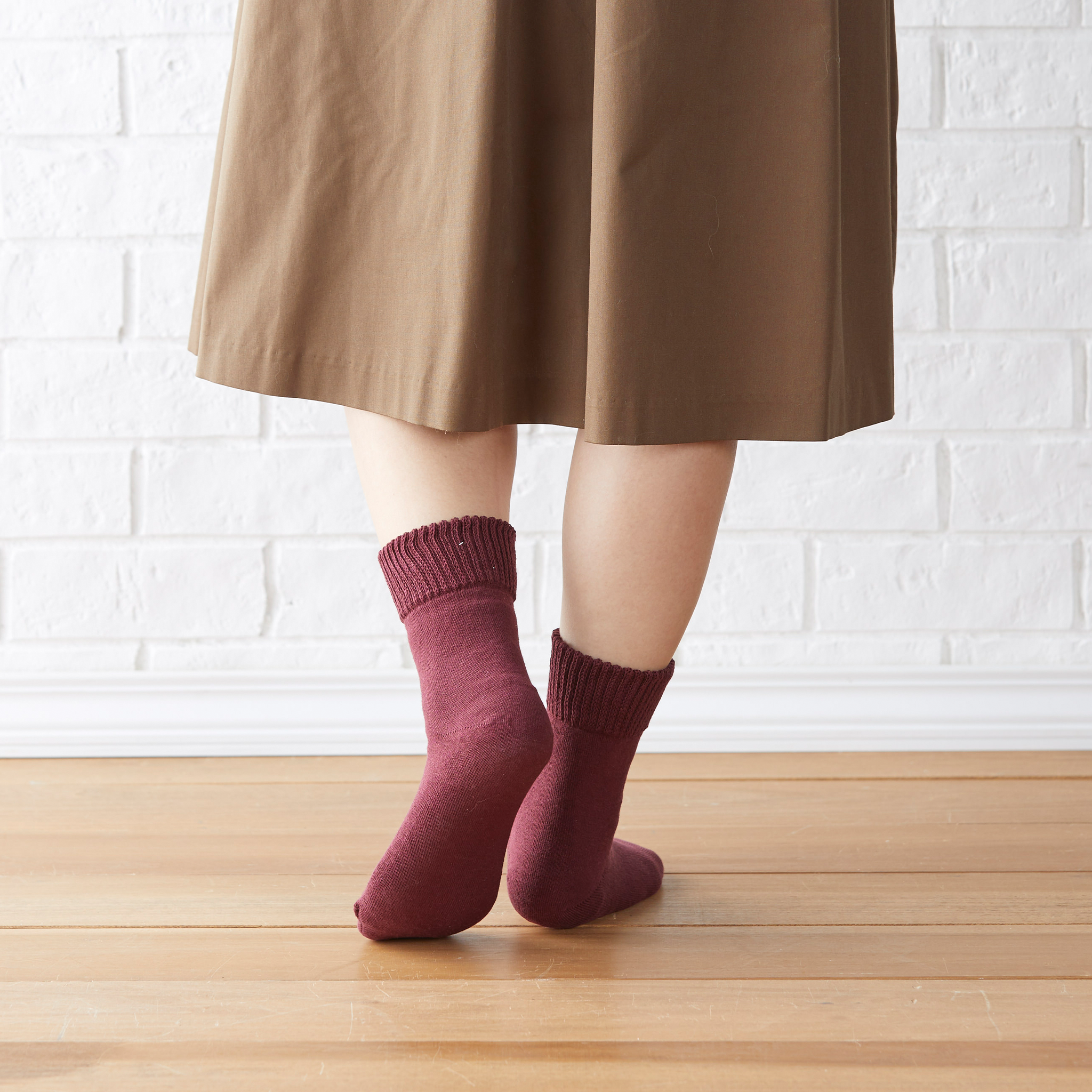 The original heel-smoothing socks – double-layered wool blend type – 710