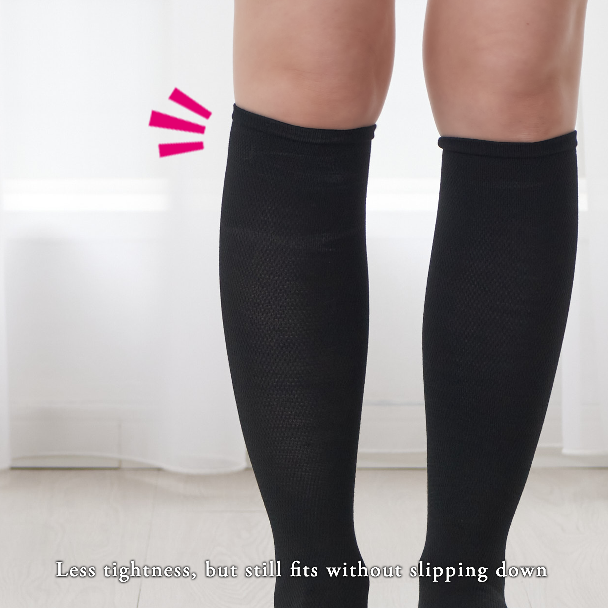 Bikyaku(美脚) Compression Socks with Cooling Ice Lock Yarn - 828