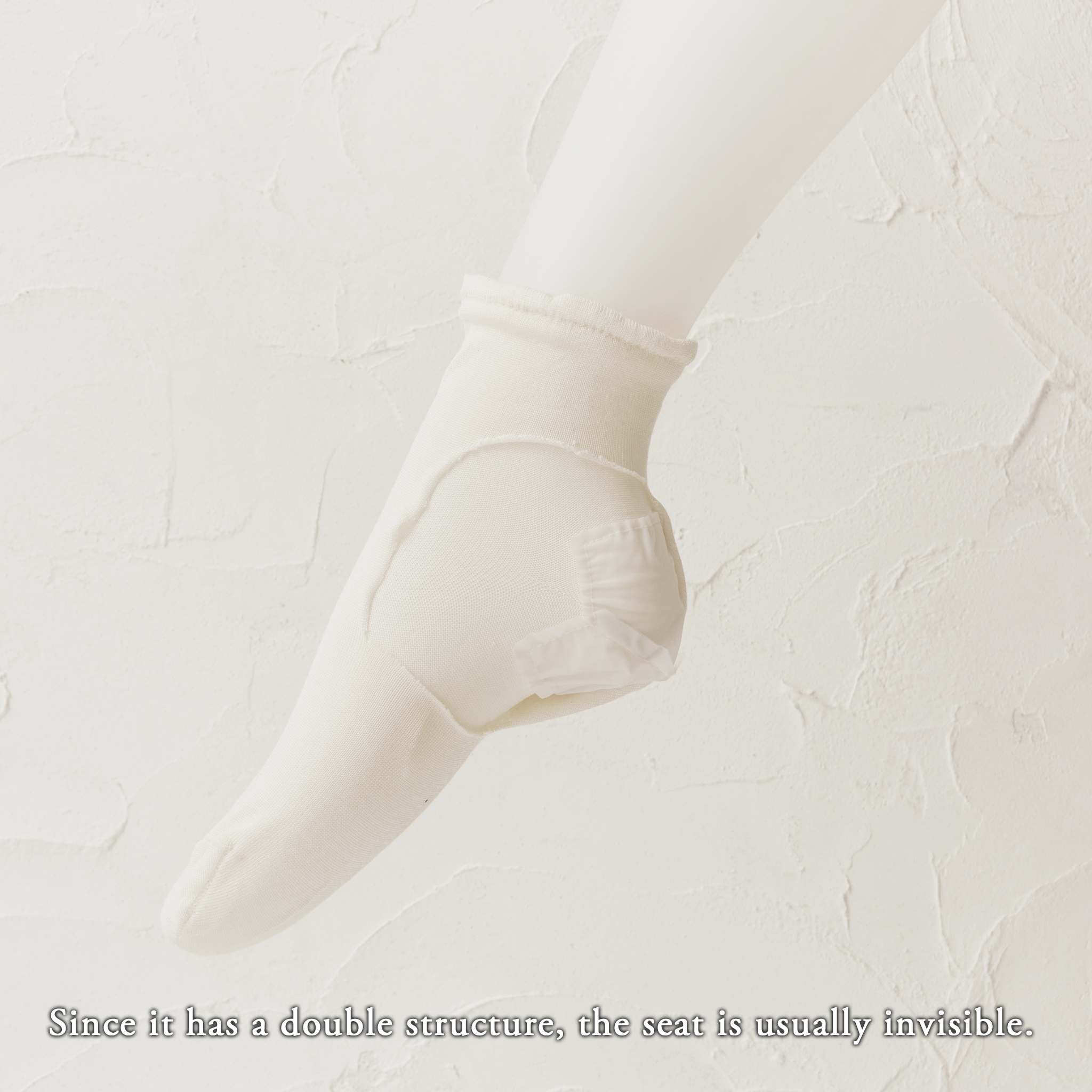 Double-sided silk heel-smoothing socks - 555