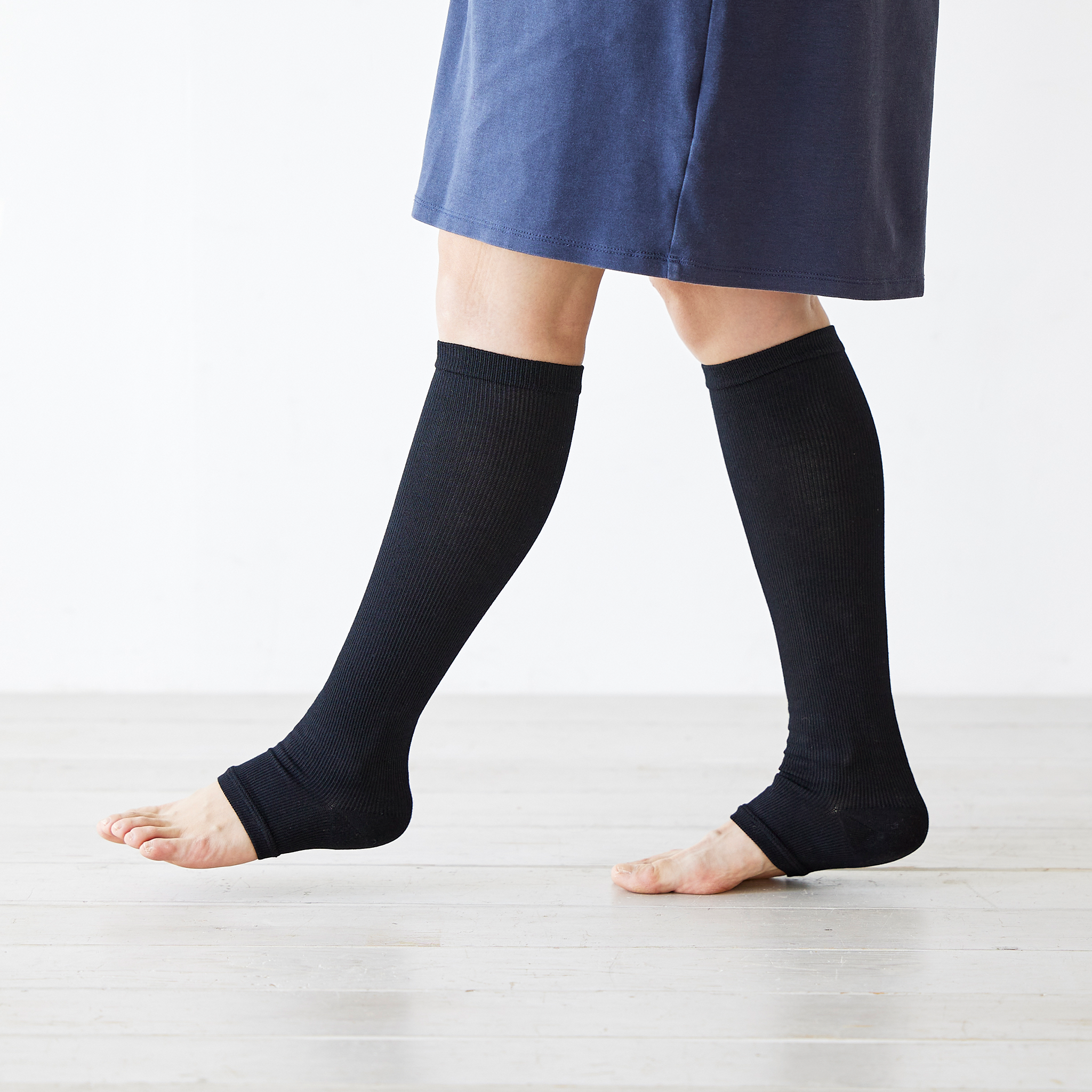 Bikyaku 壓力襪 - 露趾型 - N102