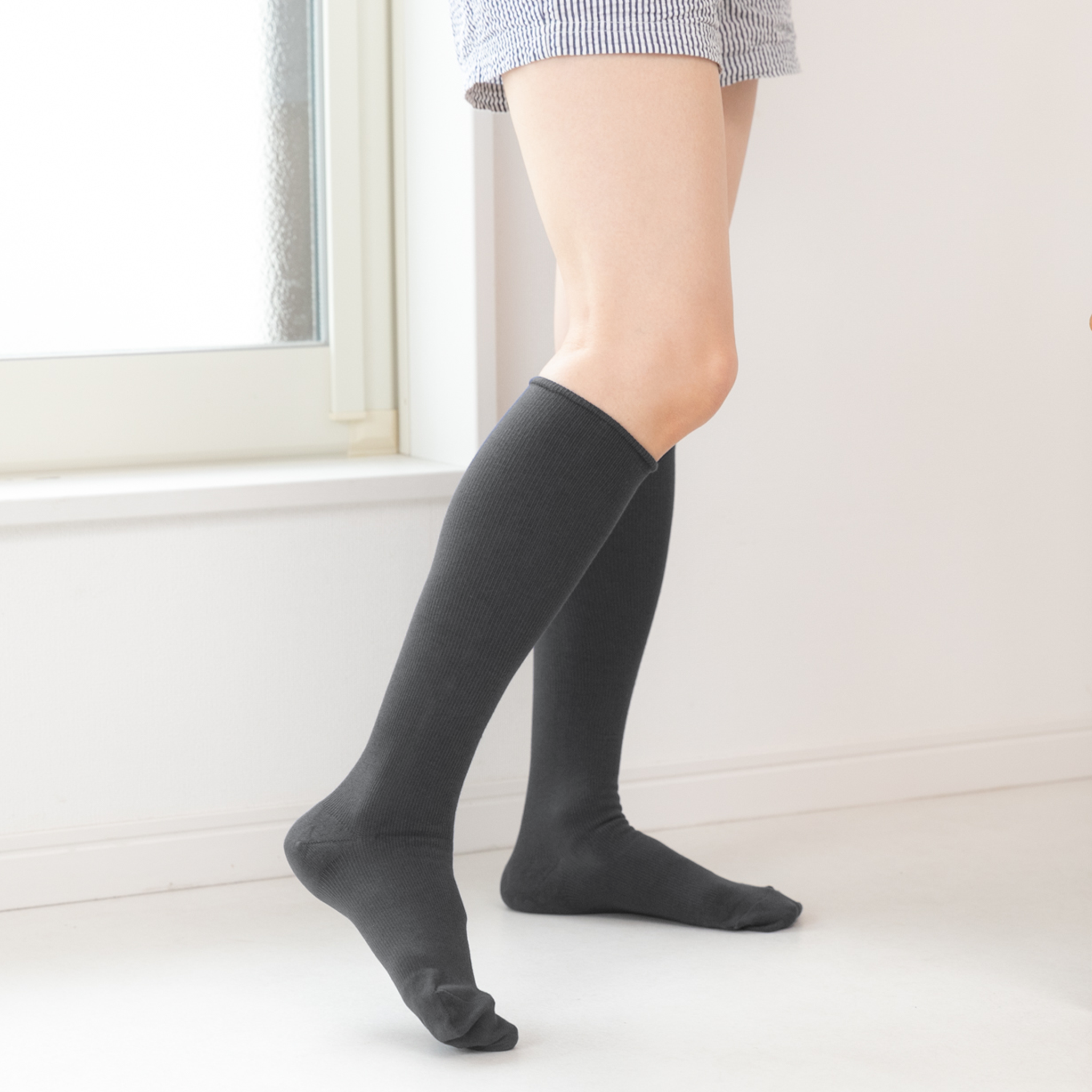 Bikyaku 壓力襪 - 寬鬆袖口彈性型 - N107