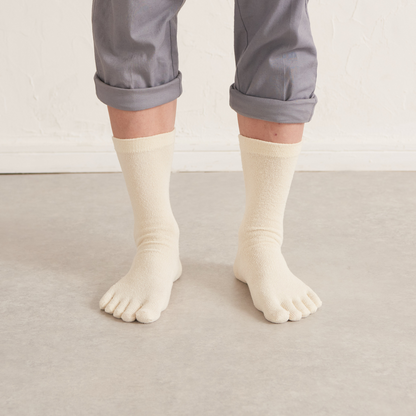 Silk five-toed socks for men-2 pair set-S7